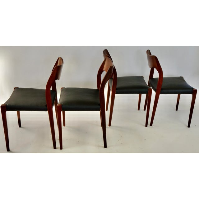 Mid-Century Modern Mid 20th Century Niels Otto Moller Teak Chairs Model 71- Sold Individually For Sale - Image 3 of 12