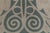 Early 21st Century Art Nouveau Modern Spiral Arabesque Taupe With Forest Green Rug "Nautilus" For Sale - Image 5 of 8