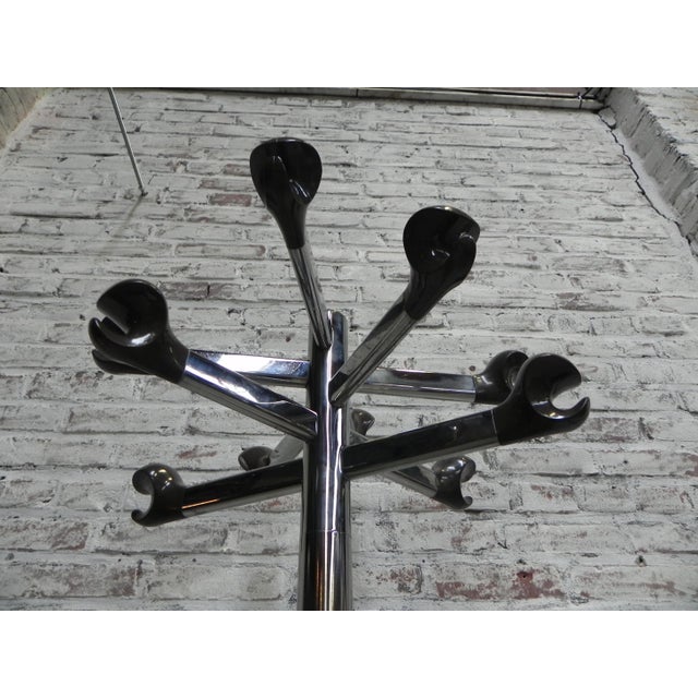 Mid-Century French Chrome Coat Rack, 1960s For Sale - Image 12 of 15