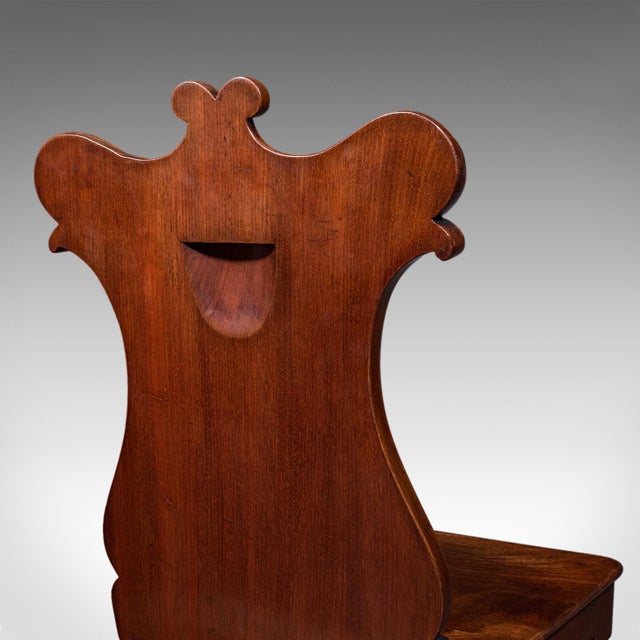 Antique Hall Chair, Scottish, Occasional, Reception, Side Seat, Victorian, 1860 For Sale - Image 10 of 10