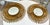 French Pair Gilt Metal Eyelash Sunburst Convex Wall Mirrors For Sale - Image 3 of 18