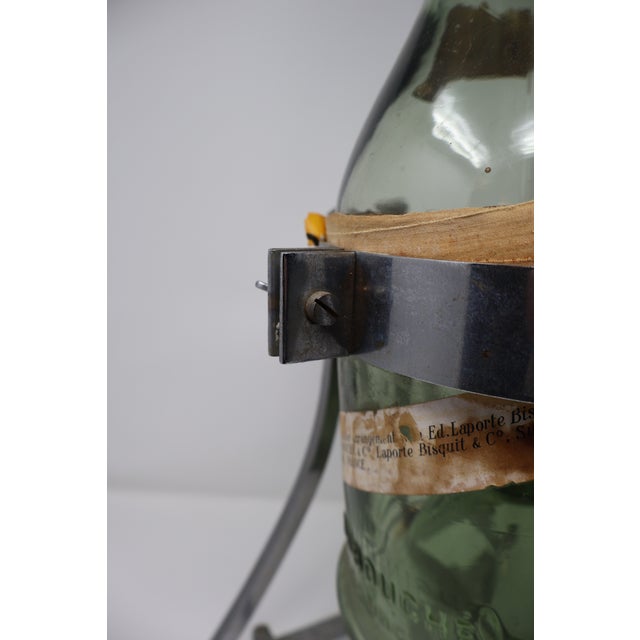 Mid 20th Century French Art Deco–Style Bisquit Dubouché Cognac Service With Chrome Tilting Cradle & Gallon Display Bottle For Sale - Image 13 of 18