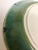 Green Artisan Hand Painted Stoneware Pie Plate Platter For Sale - Image 8 of 9