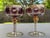 Moser Glassworks Early 1900s Moser Czech Bohemian Amethyst Paneled Cabochon 24k Champagne Coupes - A Pair For Sale - Image 4 of 8