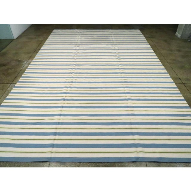 Galerie Shabab Collection Late 20th Century Handmade Turkish Flatweave Kilim Oversize Carpet For Sale - Image 4 of 10