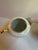 White Vintage 1950s Limoges France Creamer and Sugar Bowl With Lid by Cenpor in Classic White and Gold Trim Set For Sale - Image 8 of 16
