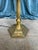 Metal French 1940's Polished Brass & Bronze Neoclassical Style Floor Lamp For Sale - Image 7 of 10