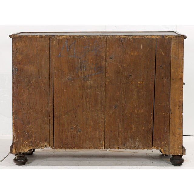 Mid 19th Century Monumental German Renaissance Revival Carved & Inlaid Cabinet – Figural Panels, Columns & Iron Hardware, Circa 1880 For Sale - Image 5 of 5