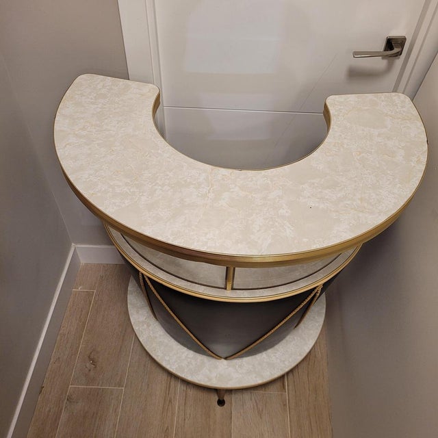 Black Tambor Bar Cabinet, 1960s For Sale - Image 8 of 18