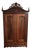 19th Century American Rococo Revival Walnut Burl Breakdown Armoire For Sale