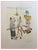 Antonio Segui, Juanito's Hat 5, 1996, Watercolor Engraving For Sale