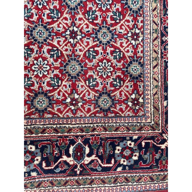 1980s Vintage Indian Rug, 1980s For Sale - Image 5 of 15