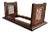Early 20th Century Jacobean Revival Book Slide in Mahogany With Cane Panels For Sale