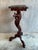 Early 20th Century Antique Victorian Hand Carved Solid Mahogany Dragon or Phoenix Drink Table For Sale - Image 5 of 12