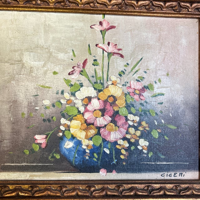 1970’s original impressionist floral still life painting. Signed and framed. Measures 17x15 overall. Check out my shop...