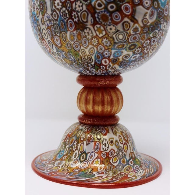 Contemporary Gambaro & Poggi - Murrine Murano Vase by Gambaro For Sale - Image 3 of 7