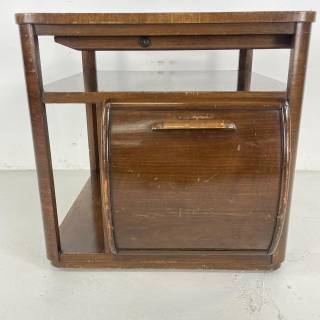 Brown Art Deco Walnut Drinks Cabinet from Incorporall, 1930s For Sale - Image 8 of 17