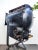 Metal Large Bauhaus Leipzig W35 Floor Standing Film Spotlight by Körting & Mathiesen for Kandem Leuchten, 1920s For Sale - Image 7 of 8