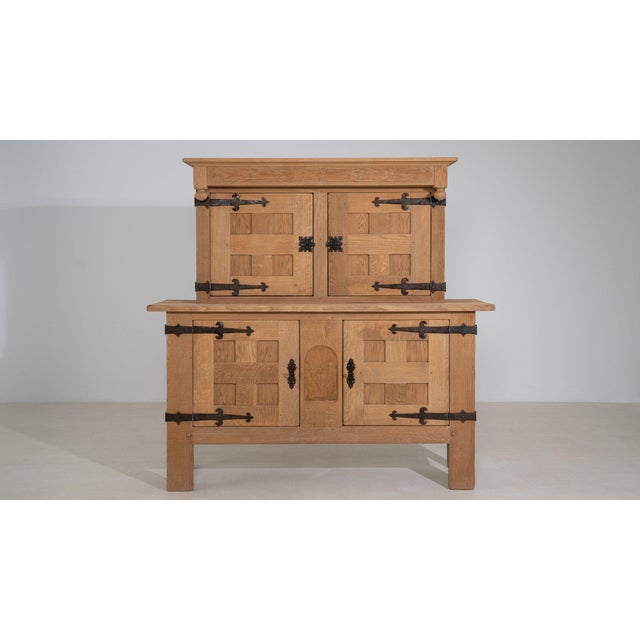 19th Century France Brutalist Black Wood Credenzas & Sideboards For Sale - Image 11 of 11