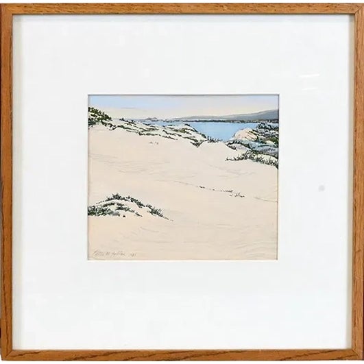 American Peter Loftus (American, Born 1948), Set of Three Watercolor and Gouache on Paper Field Studies For Sale - Image 3 of 13