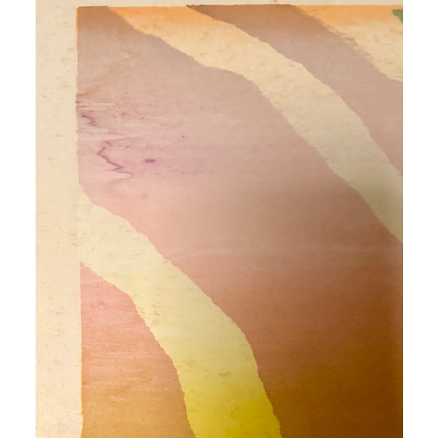Blush 1980s Post Modern Abstract Limited Edition Print "First Blush", by v. Davidson For Sale - Image 8 of 9