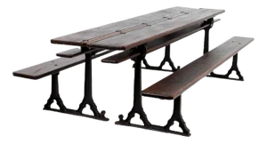Set of Victorian Chapel Table & Bench