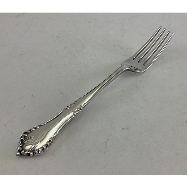 James Dixon & Sons 1980s Chesterfield Silver Dinner Fork For Sale - Image 4 of 13