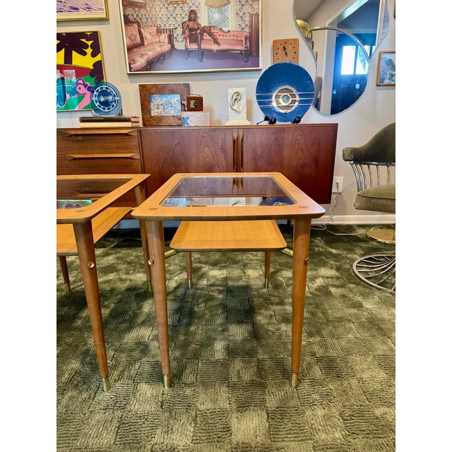 A Pair of Mid Century Modern Side Tables in the Style of Paul McCobb, Circa 1960s. For Sale In Houston - Image 6 of 12