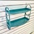1970s Vintage Boho Chic Atomic Style Metal Bathroom Wall-Mounted Shelf With Towel Bar. For Sale - Image 6 of 13
