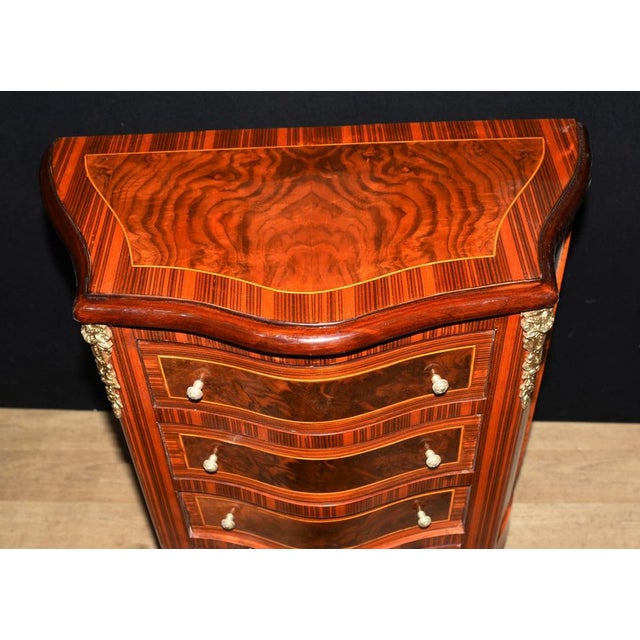 Brown French Empire Chests of Drawers, Set of 2 For Sale - Image 8 of 12