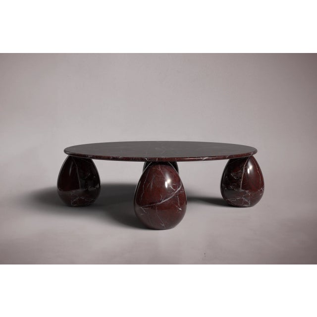 Crafted and hand-finished from Elazig Cherry Marble. Elazig Cherry can be honed and polished for a matte finish that...