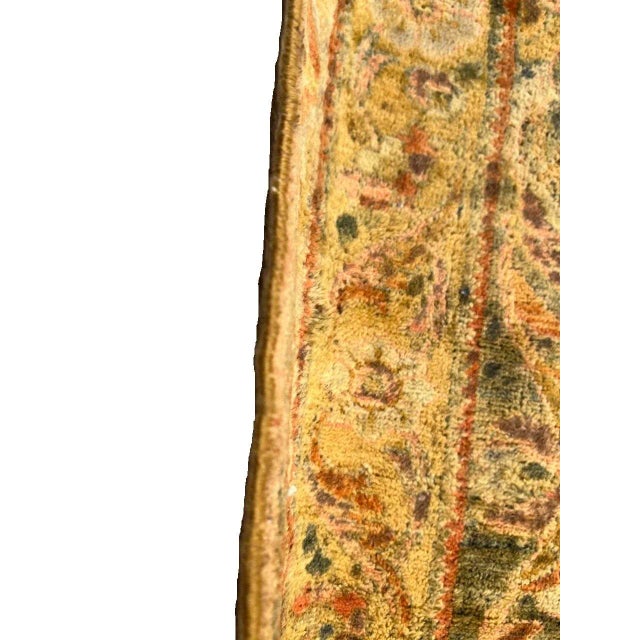 Textile Early 20th Century Antique Persian Lilian Rug - 12′6″ × 19′8″ For Sale - Image 7 of 12