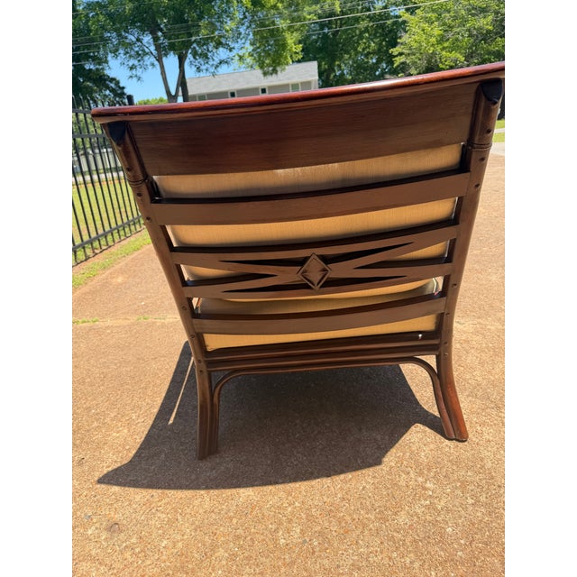 1980s Palecek Lounge Chair For Sale - Image 12 of 16