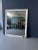 Vintage Mirror in White Frame For Sale - Image 6 of 7