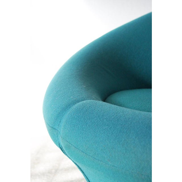 Teal Mushroom Armchair by Pierre Paulin for Artifort For Sale - Image 8 of 12