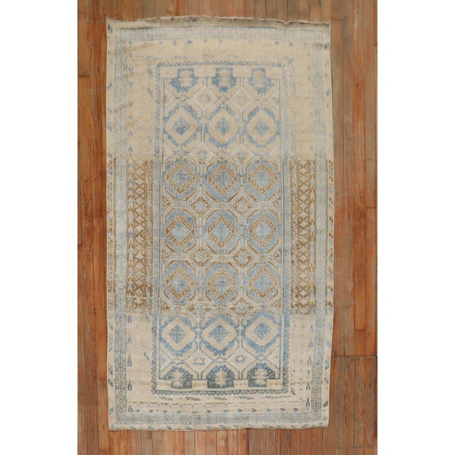 Industrial Early 20th Century Tribal Persian Balouch Rug - 3'11" x 6'9" For Sale - Image 3 of 8