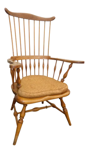 Jean of Topanga Vintage High Banister Windsor Chair Farmhouse Chic