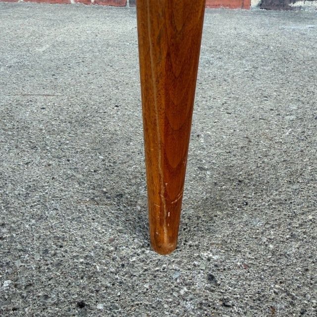 Mid-Century Modern Walnut Rythm Coffee Table With Travertine Top by Lane For Sale - Image 12 of 12