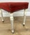 Textile Vintage French Stool in Fabric For Sale - Image 7 of 11