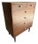 Refinished Mid Century Modern Highboy Dresser by Kipp Stewart for Drexel Declaration For Sale