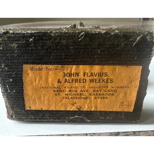 Vintage John Flavius/ Alfred Weekes Wire Craft Sculpture ” Barbados Folk Art- 7" For Sale In Sacramento - Image 6 of 10