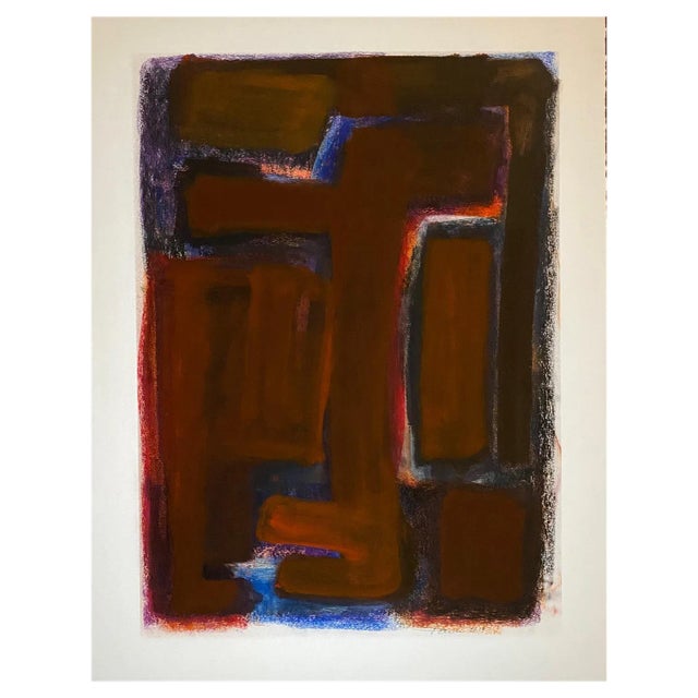 Gilbert Pauli, Faces of the Soul No. 9, Pastel, 2019 For Sale