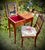Vintage French Louie 15th Style Dressing Table and Chair For Sale - Image 14 of 14