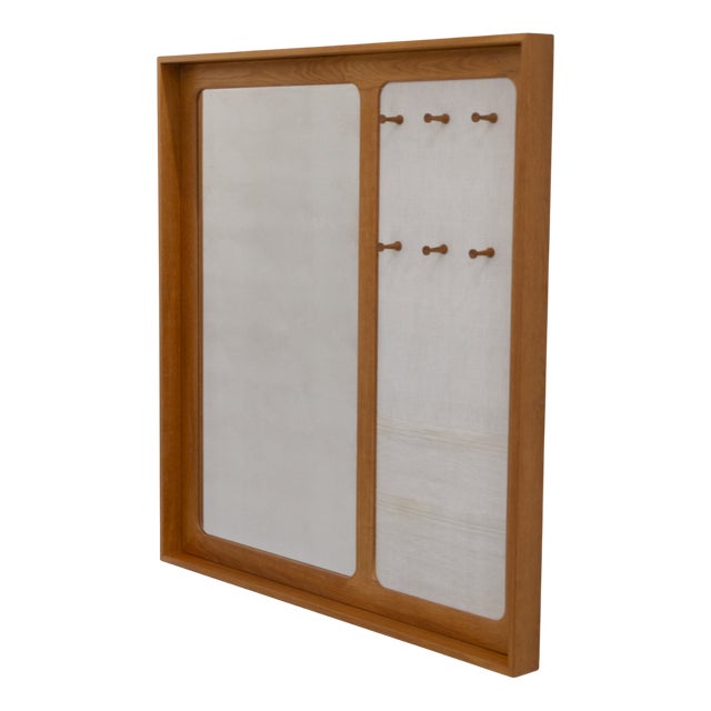 Danish Oak Model 600 Mirror from Aksel Kjersgaard, 1960s For Sale