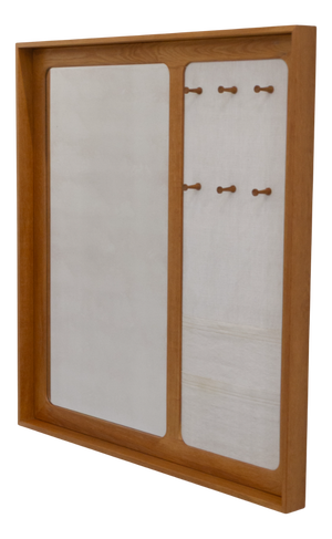 Danish Oak Model 600 Mirror from Aksel Kjersgaard, 1960s