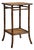 Early 20th Century France Weathered Honey Oak Caned Oak Side Table For Sale