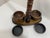 Vintage 1980s Walnut Double Umbrella Stick Stand For Sale - Image 9 of 17