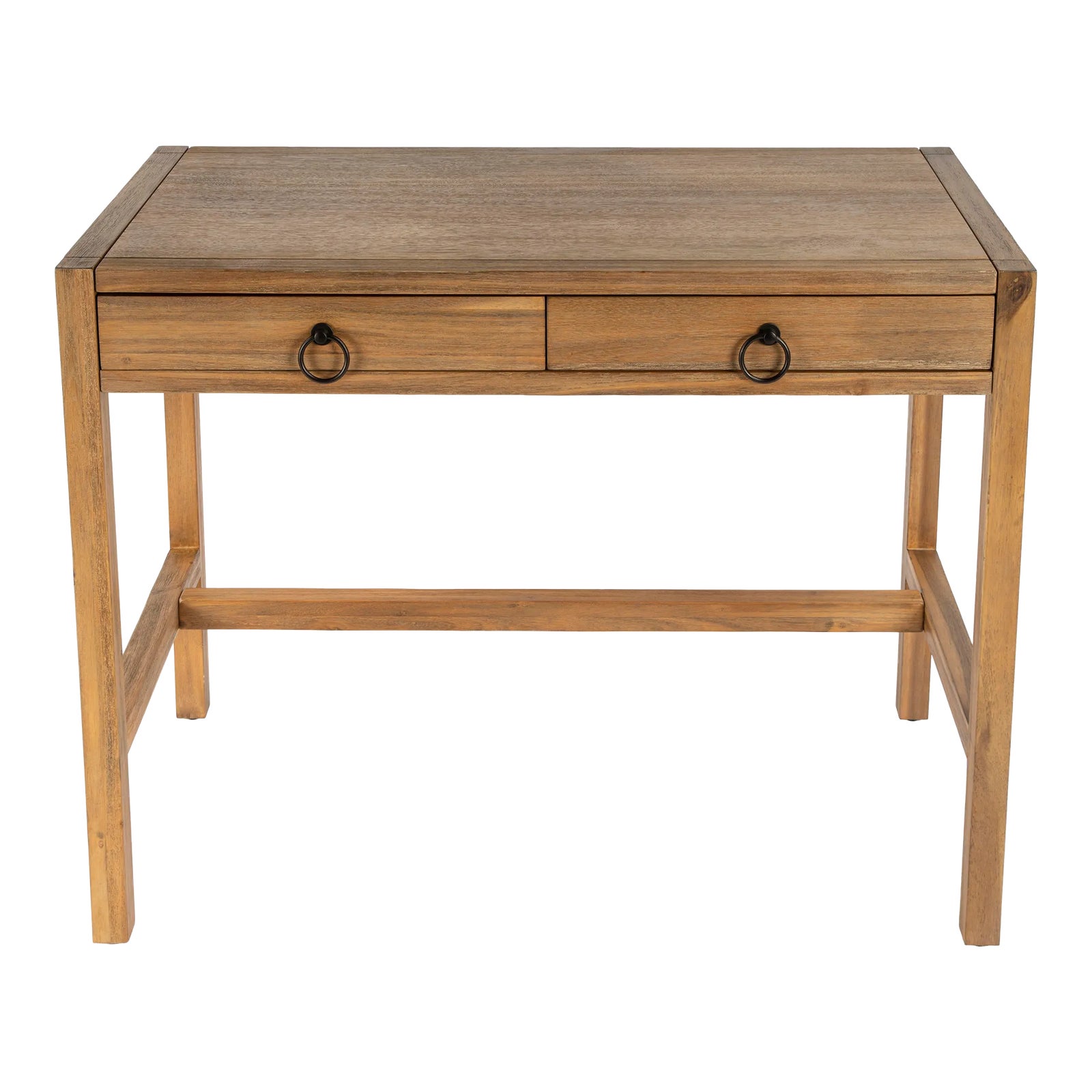 Lark Natural Wood Desk, Light Brown | Chairish