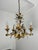 Italian Five-Light Wrought Iron Chandelier, 1950s For Sale - Image 10 of 12