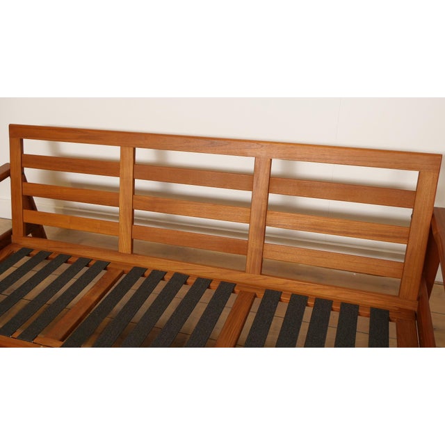 Vintage Three-Seater Sofa in Teak For Sale - Image 14 of 15